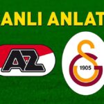 AZ Alkmaar-Galatasaray canlı anlatımı